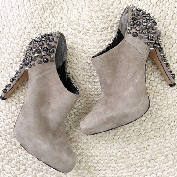 Renzo Studded Ankle Booties - Picture 6 of 11